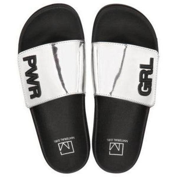 material girl flip flops