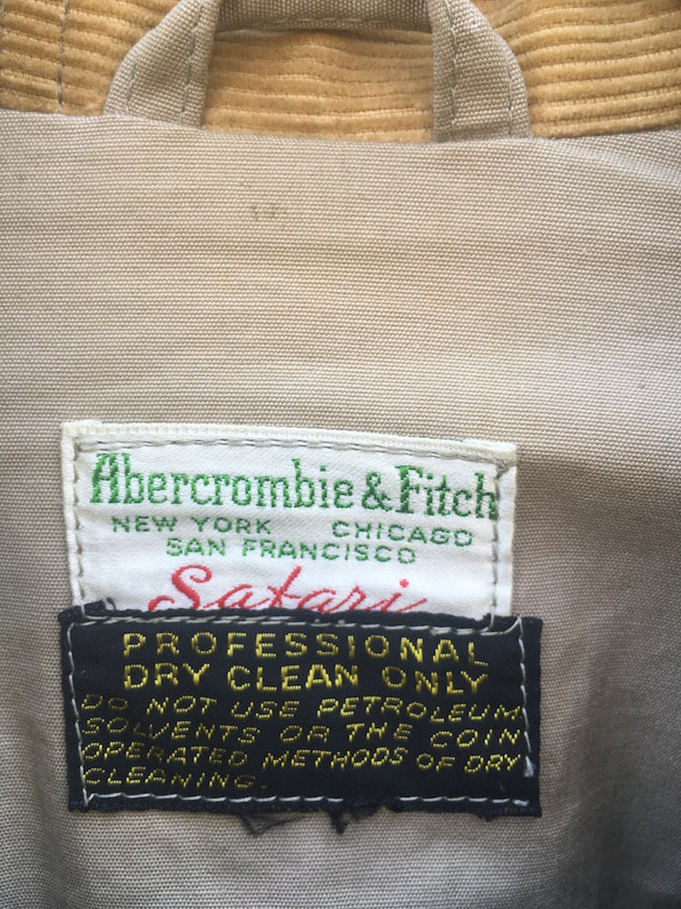 vintage abercrombie and fitch labels