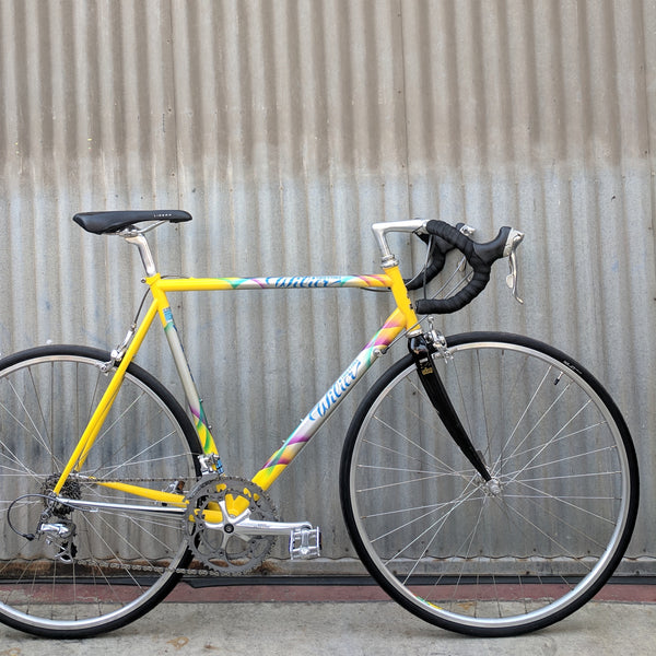 vintage bike with modern components