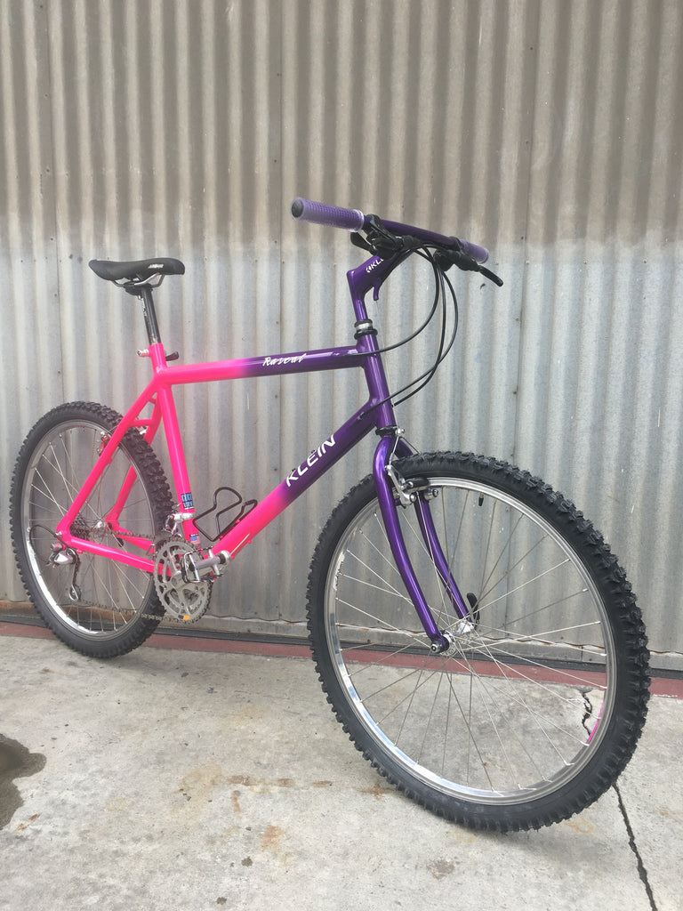 pink and purple bike