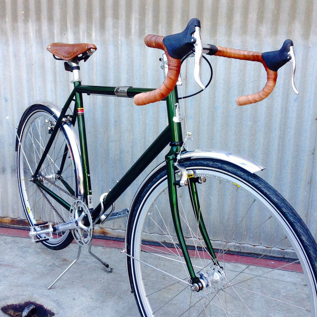 single speed commuter bicycle