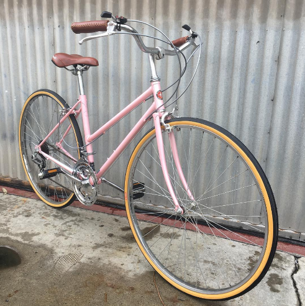 pink city bike