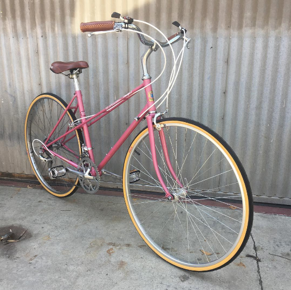 pink city bike