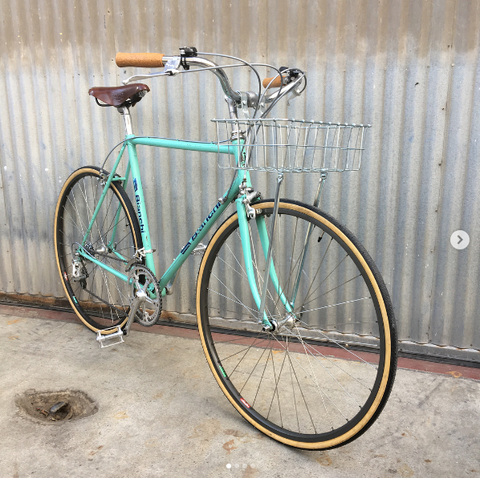 bianchi pista steel road bike 2017