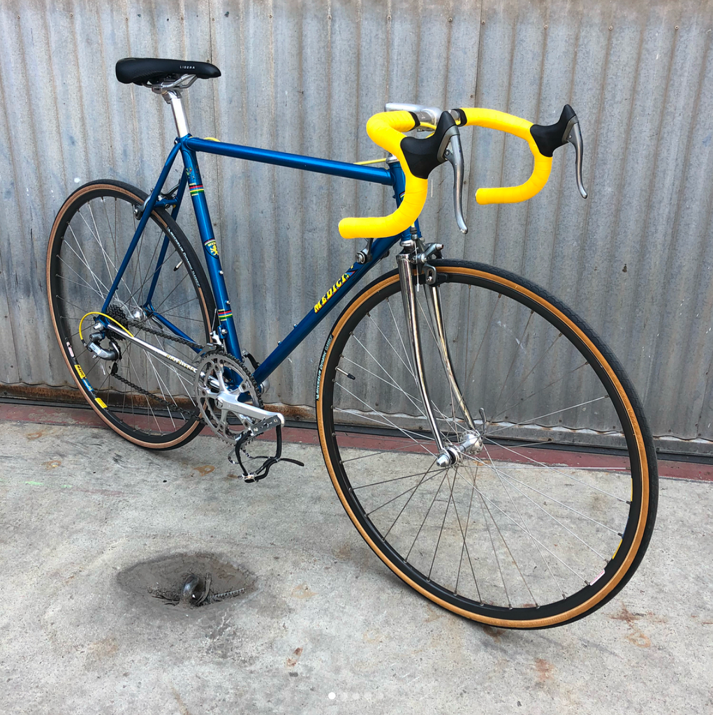 vintage road bike new components