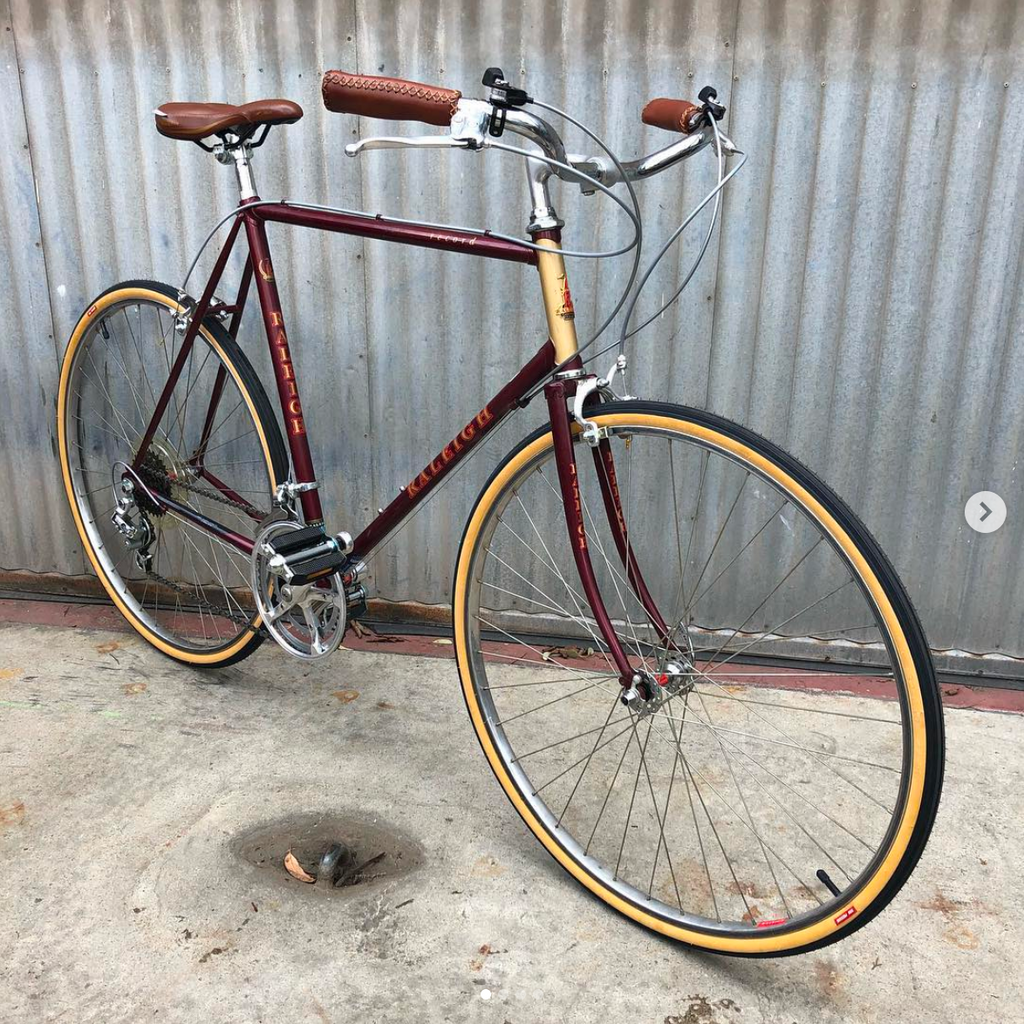 raleigh road bike vintage