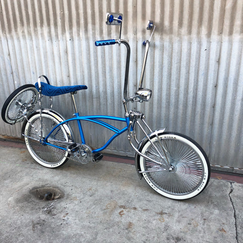 lowrider bike blue