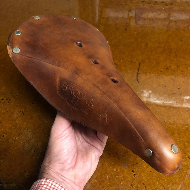 second hand brooks saddle