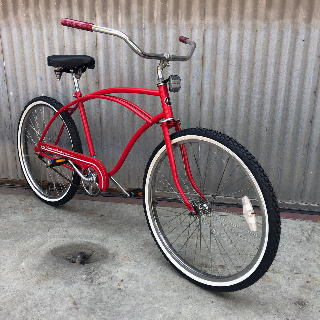 red beach cruiser