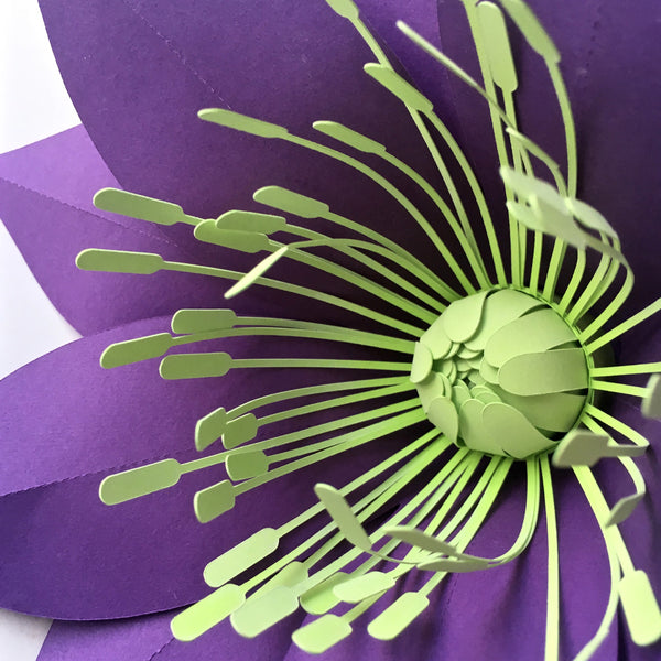 paper flower template hellebore for silhouette or cricut