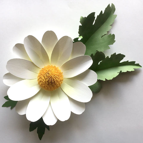 Daisy Paper Flower Cutting Files Svg Dxf Especially Paper