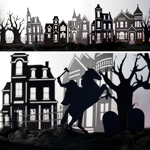 Free SVG Halloween Village Svg 12907+ DXF Include