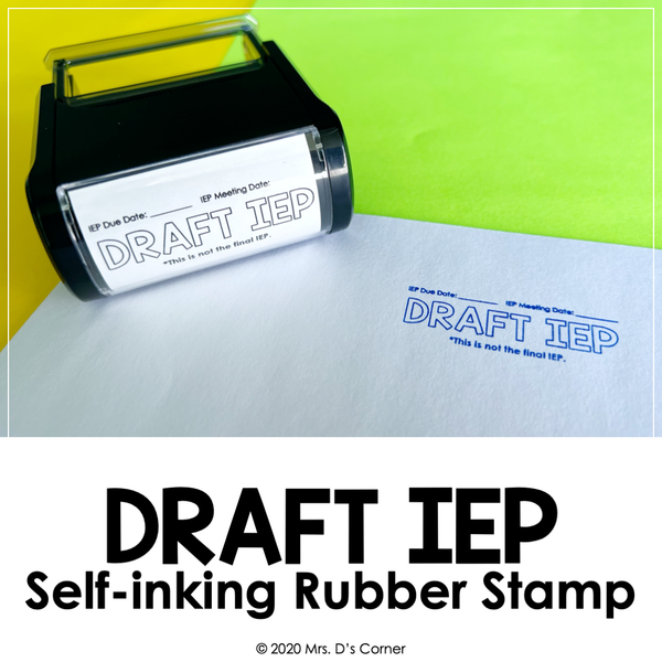 Accommodations Checklists Self-inking Rubber Stamp