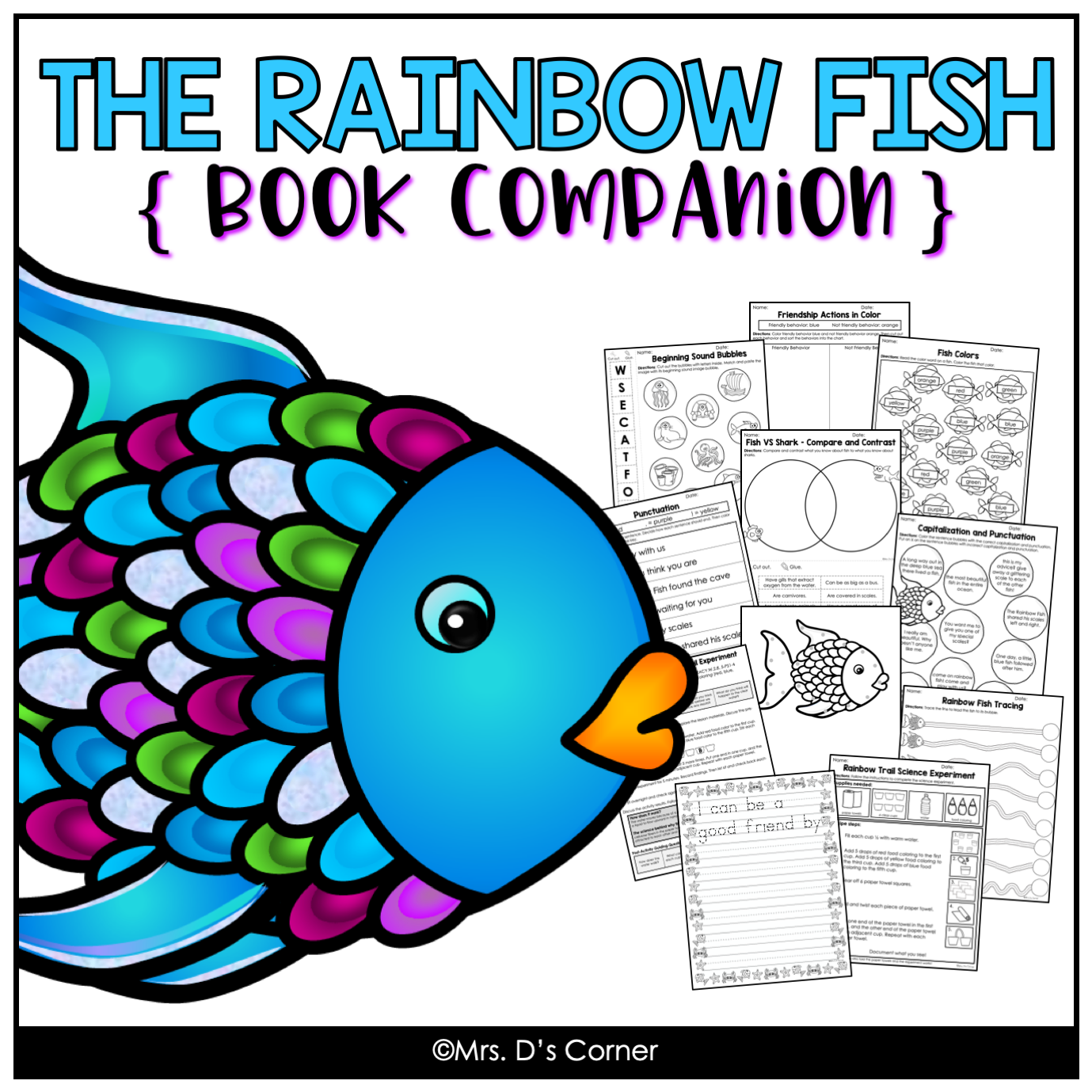 Rainbow Fish Book Companion [ Craft, Experiment, Writing and more ...