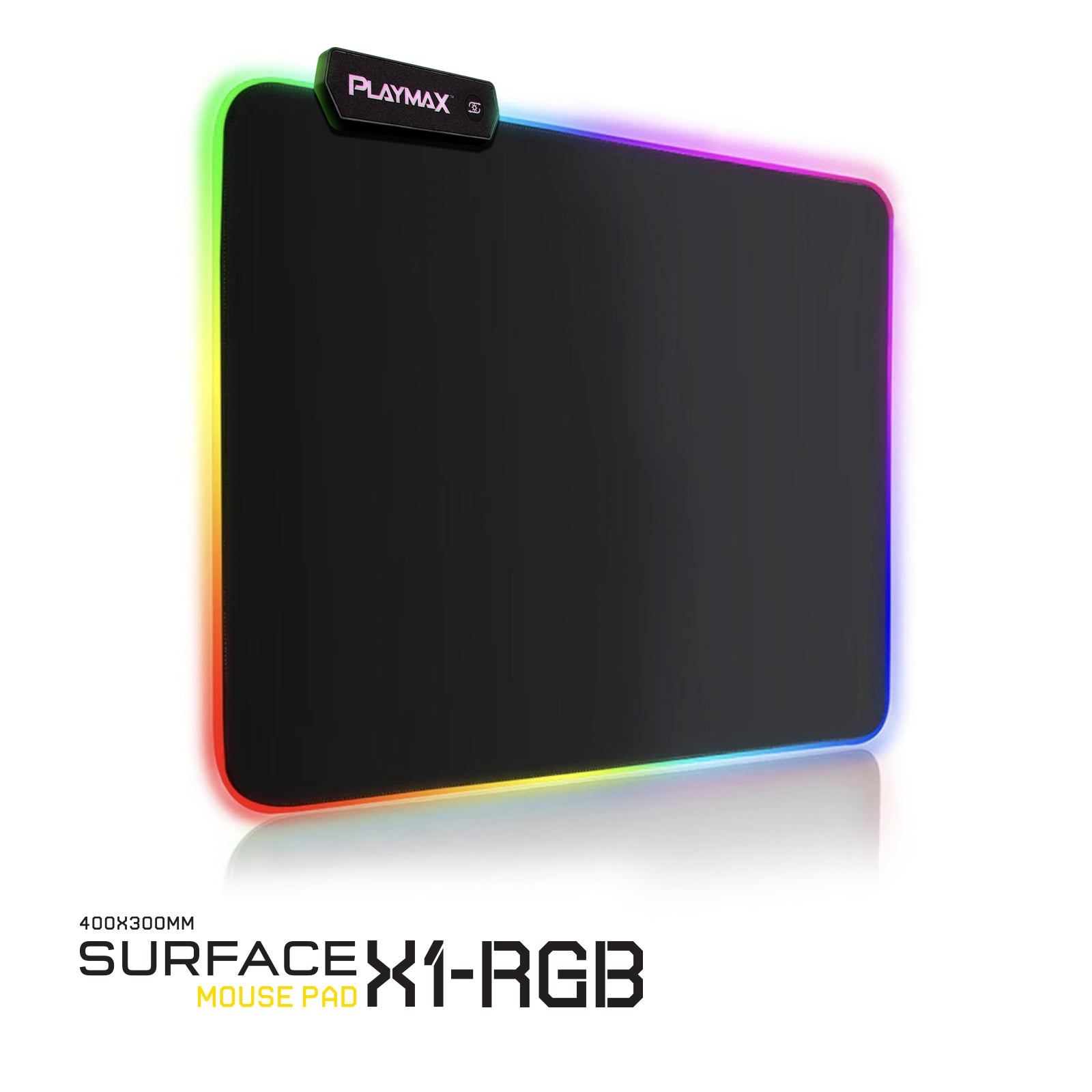 playmax surface x2 rgb gaming mouse pad