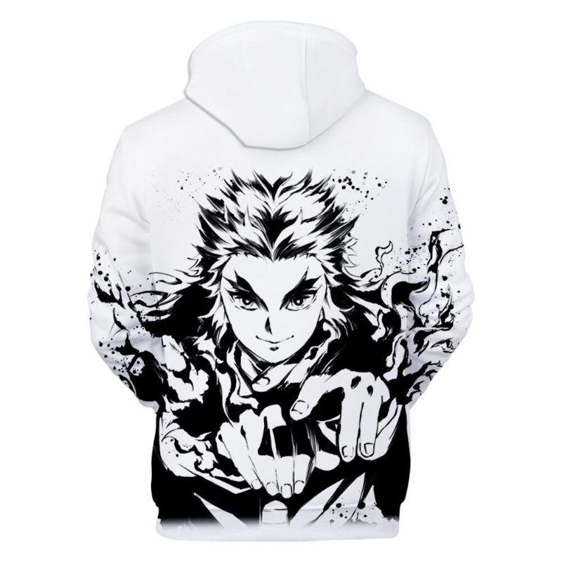 ヨウジヤマモトHoodie Shirt Rengoku White（煉獄杏寿郎） - パーカー