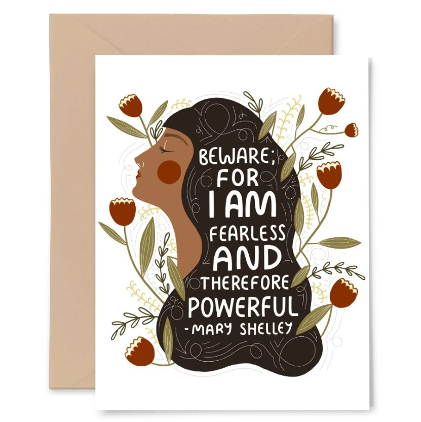 Beware Greeting Card by Gingiber