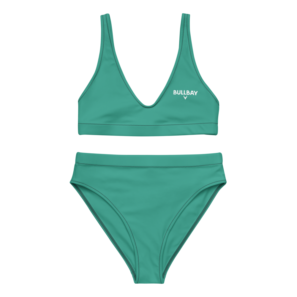 Coastal Green High Waisted Bikini Bullbay Brand