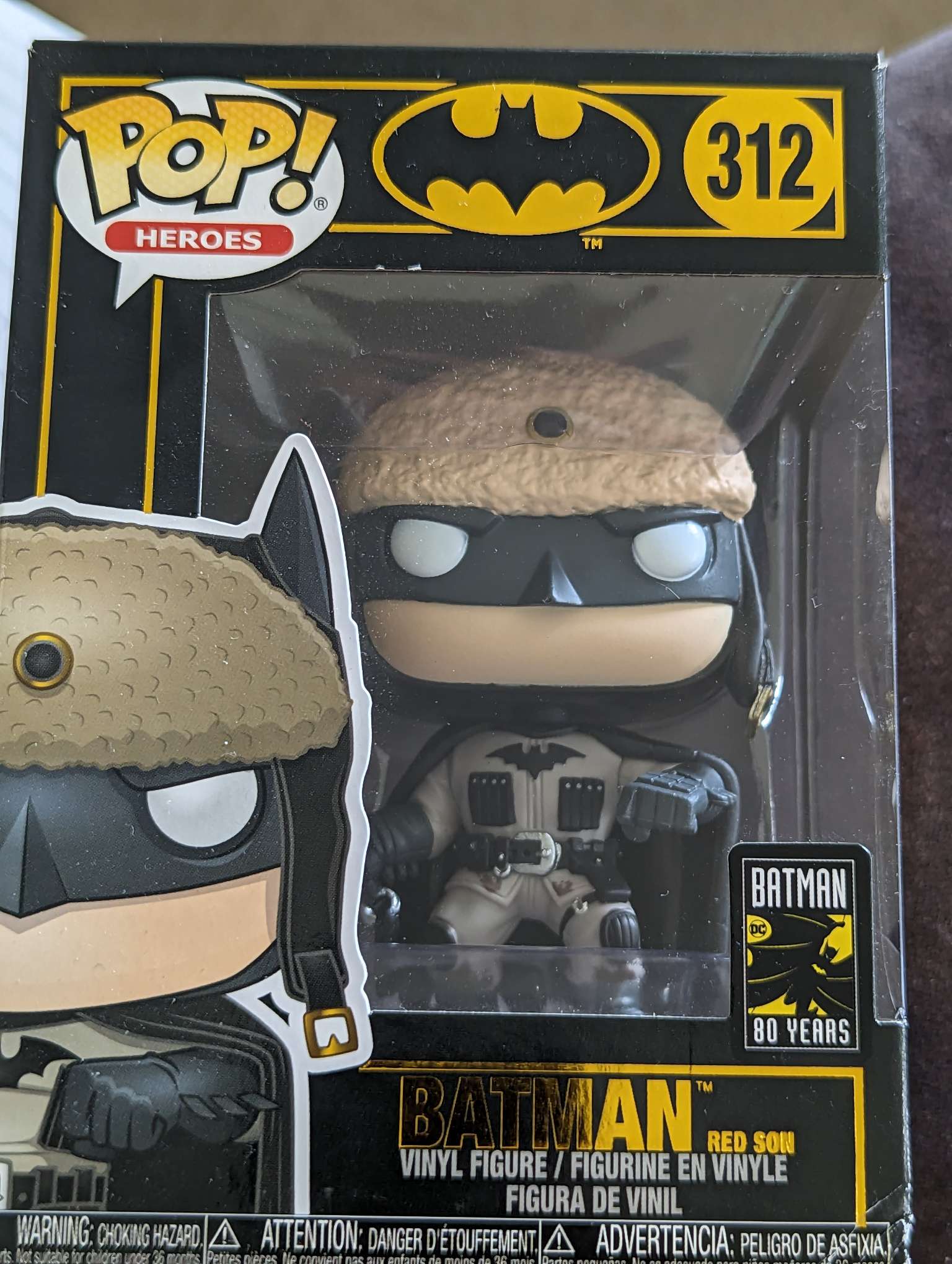 FUNKO POP HEROES: BATMAN 80TH - BATMAN ( - Figurine de collection