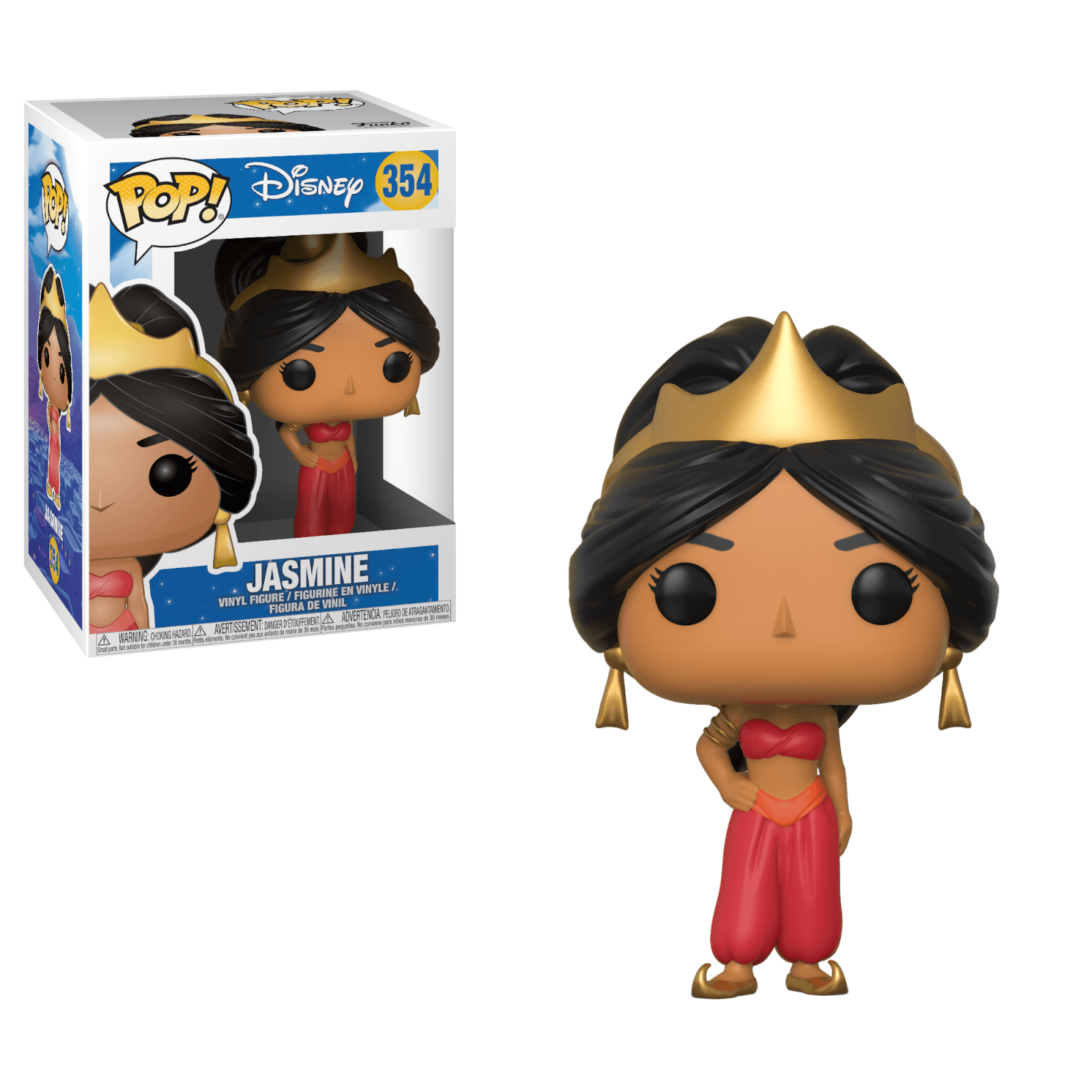 Funko Pop Disney Aladdin - Jasmine in Red Dress #354