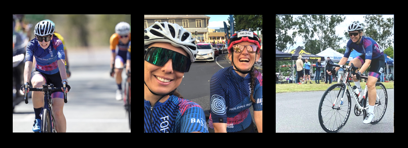 Custom Brisbane Womens Road Racing Cycle Team kit by FOHER Co