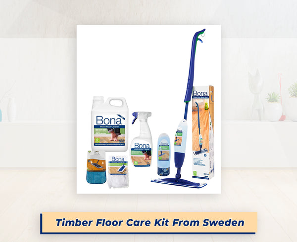 Timber Floor Care Kit From Sweden