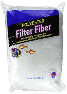 Blue Ribbon Pet Products ABLPLY7 Polyester Floss Bag Filter Media for Aquarium, 7-Ounce