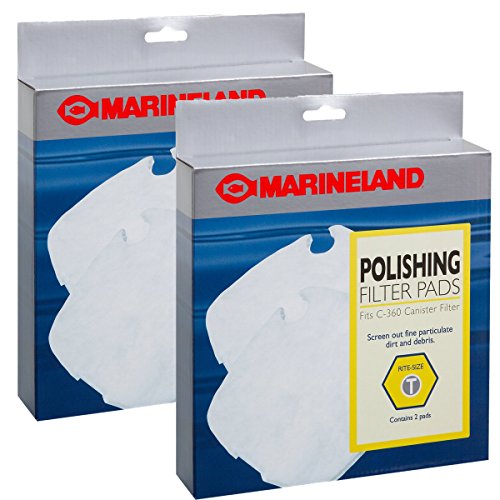 Marineland Polishing Filter Pads for Canister Filters, 4-Count