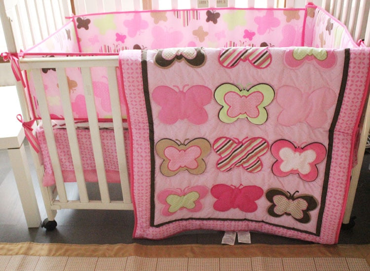 butterfly crib set