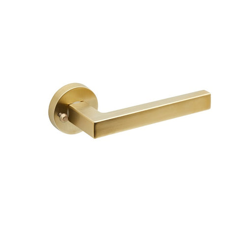 Satin Nickel Door Handle PRIVACY I Mucheln BERKLEY Series - HardwareBox