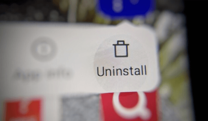 uninstall the scam apps