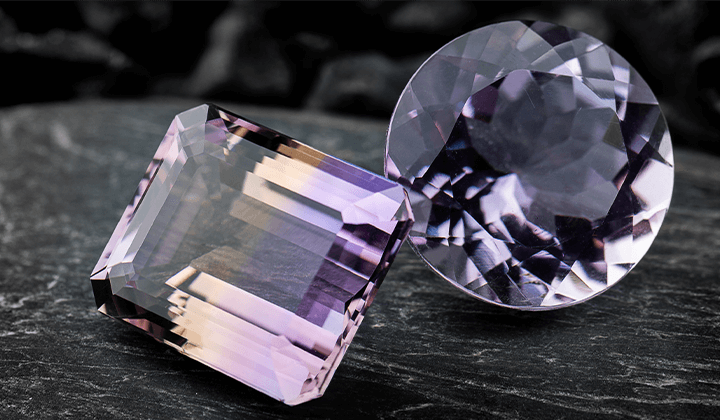 Ametrine gemstone