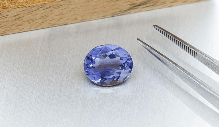 Iolite gemstone