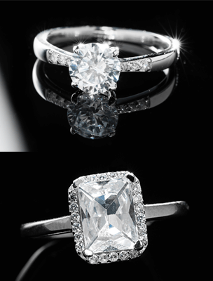larger center stone in diamond rings