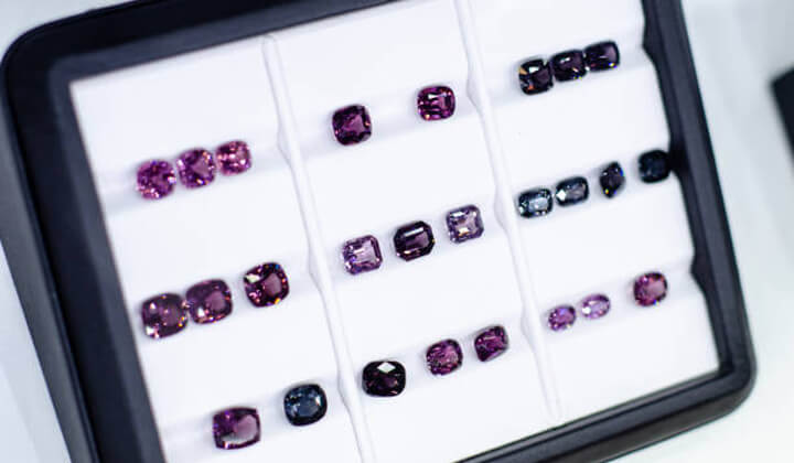 Spinel gemstones