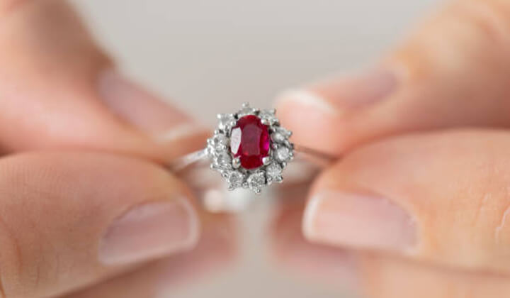 Ruby Gemstone ring