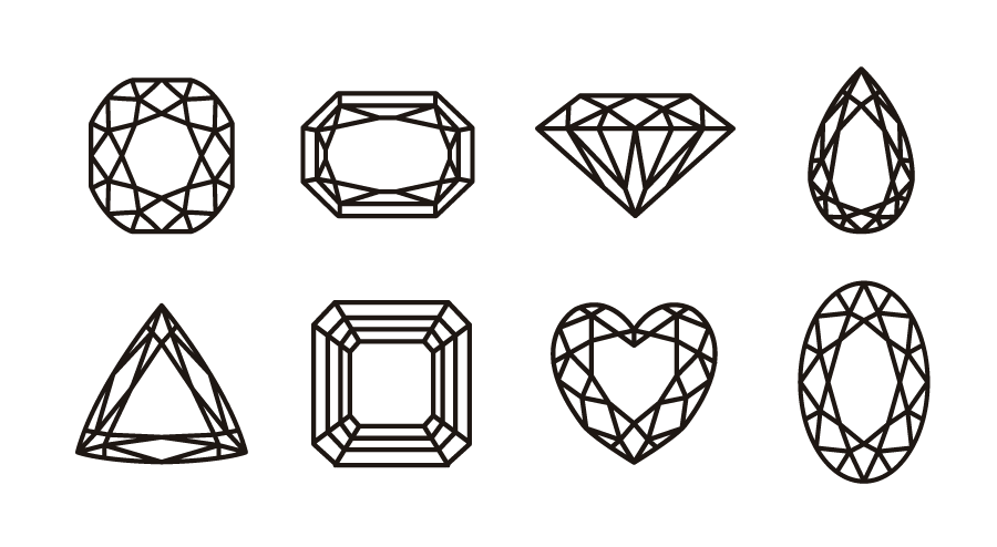 Diamond Shapes for Weight Calculation