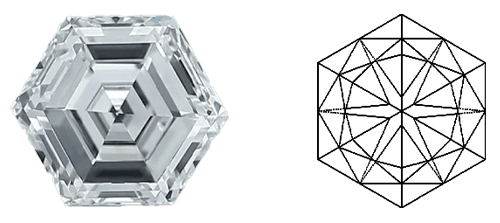 Hexagon-Shaped Diamond