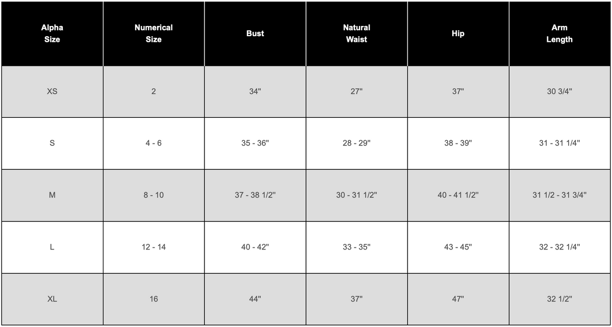 dress barn plus size chart