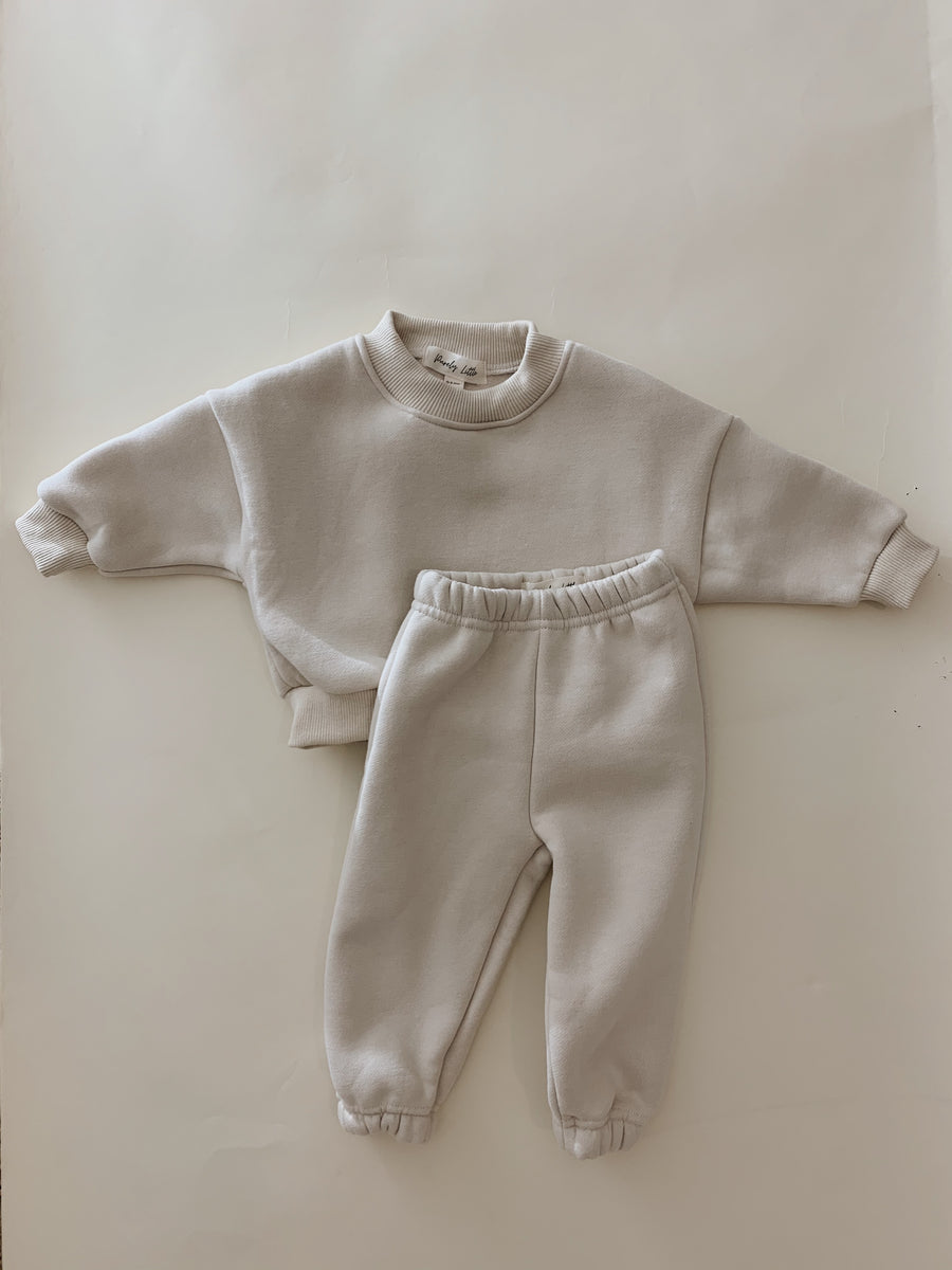 Warm Tracksuit - Sand – Purely Little