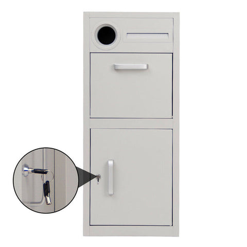 Parcel Letter box Letterbox Mail Post with Mailbox For Packages Large Drop Home