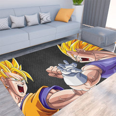 Goku vs Vegeta Dragon Ball Z Rug