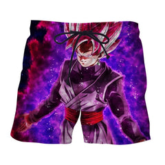 Dragon Ball Super Goku Black SSJ Rose Levitating Shorts