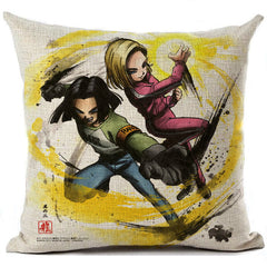 Dragon Ball Z Pillowcase Android 17 x Android 18