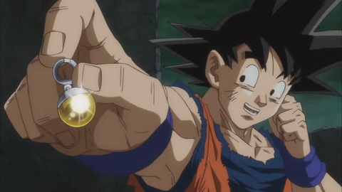 Anime Dragon Ball Super Black Son Goku Zamasu Vegetto Time Earring
