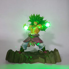 Super Saiyan Broly Power Up Figure DBZ LED Light Lamp