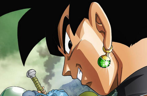 Potara Earrings Dark Green Earrings Inspired by Dragon Ball 