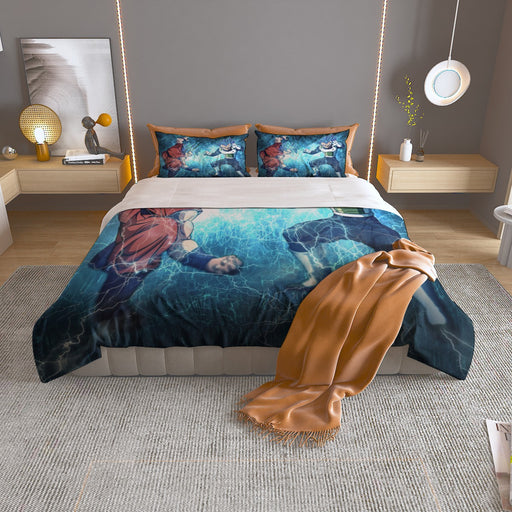 Blue Goku Kamehameha Dragon Ball Super Bed Set — DBZ Store