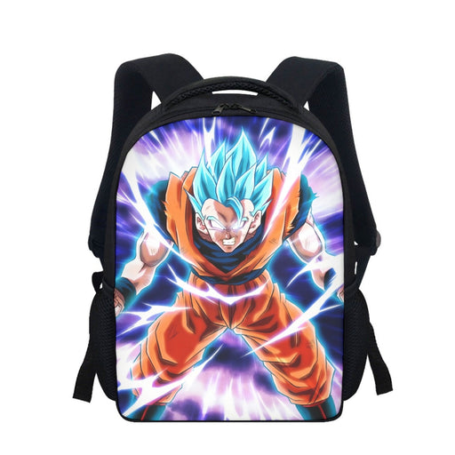 Awesome Goku Blue Design Dragon Ball Z Backpack — DBZ Store