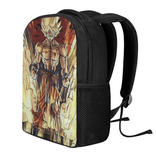 Dragon Ball Super Son Goku Red Kaioken Ultra Instinct Backpack